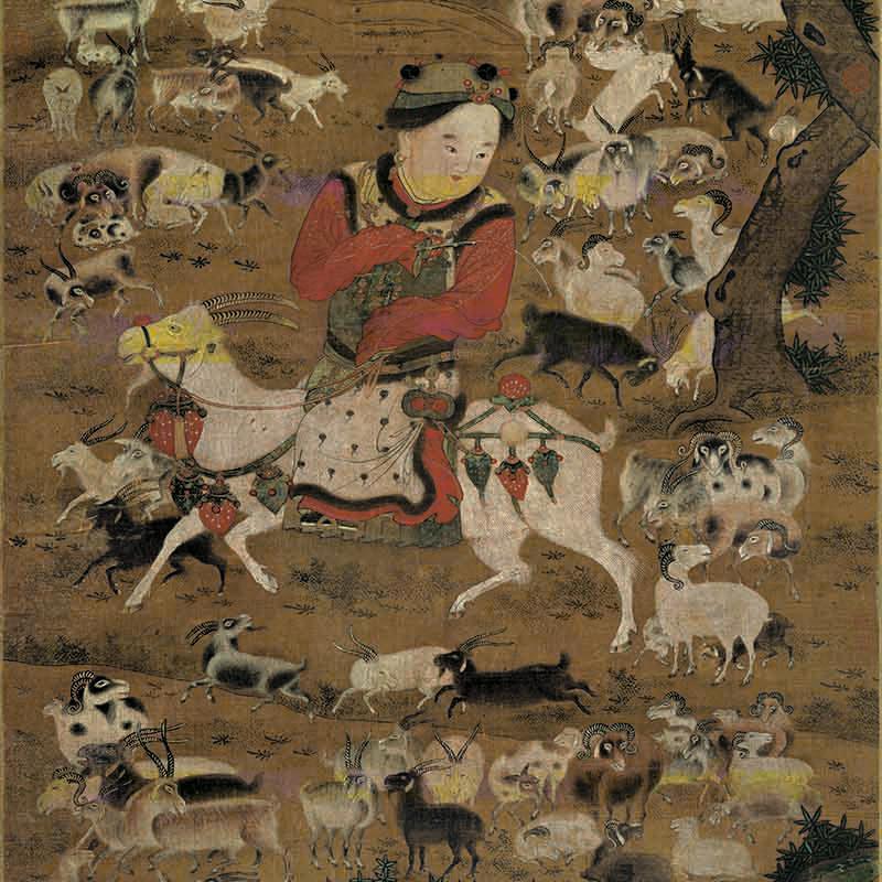 Buy Chinese Antique Art Painting 宋开泰图苏汉臣Song Su Han Ceng Kai Tai Tu