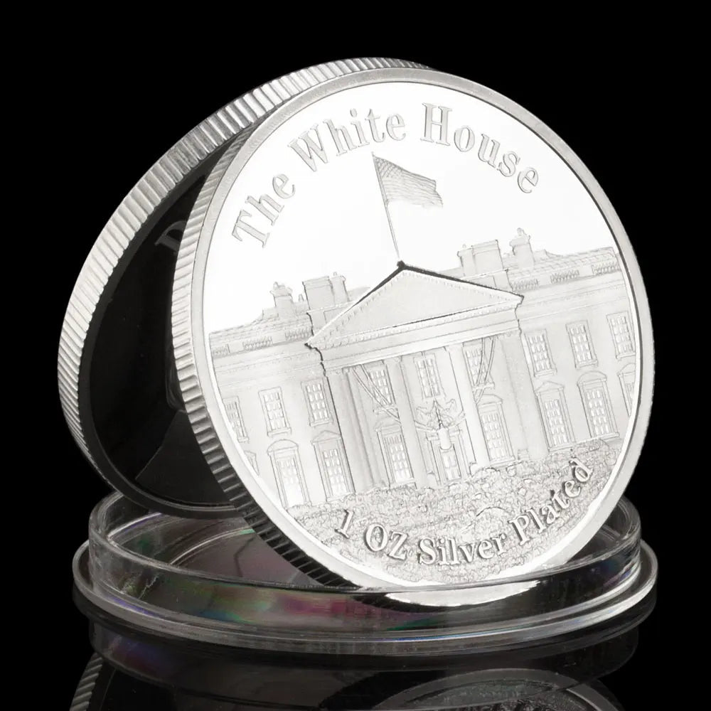 47th President of America Donald J. Trump Commemorative Coin The White House Souvenirs and Gift Ideas 1448-Chinese Style Finds™