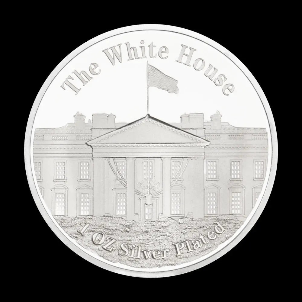 47th President of America Donald J. Trump Commemorative Coin The White House Souvenirs and Gift Ideas 1448-Chinese Style Finds™