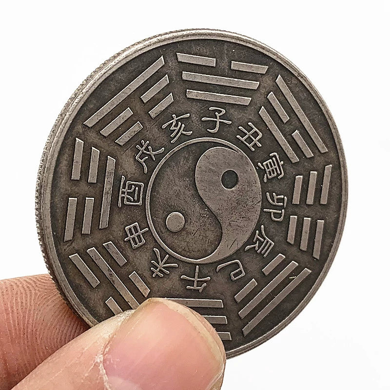 Animal Year Dragon Long 辰龙 Coin Ancient China Feng Shui Coins Chinese Zodiac Sheng Xiao Metal Coin 1745-Chinese Style Finds™