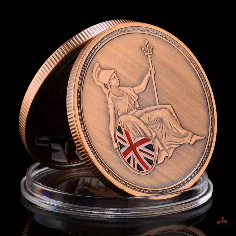 British Assault Rifle SA80 Souvenir Coin Bronze Plated Collection Art Military Fans Collectible Gift Weapon Commemorative Coin 1290-Chinese Style Finds™