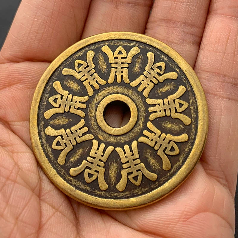 China Ancient Coin Chinese Culture Fengshui Coin 四囍钱 1858-Chinese Style Finds™