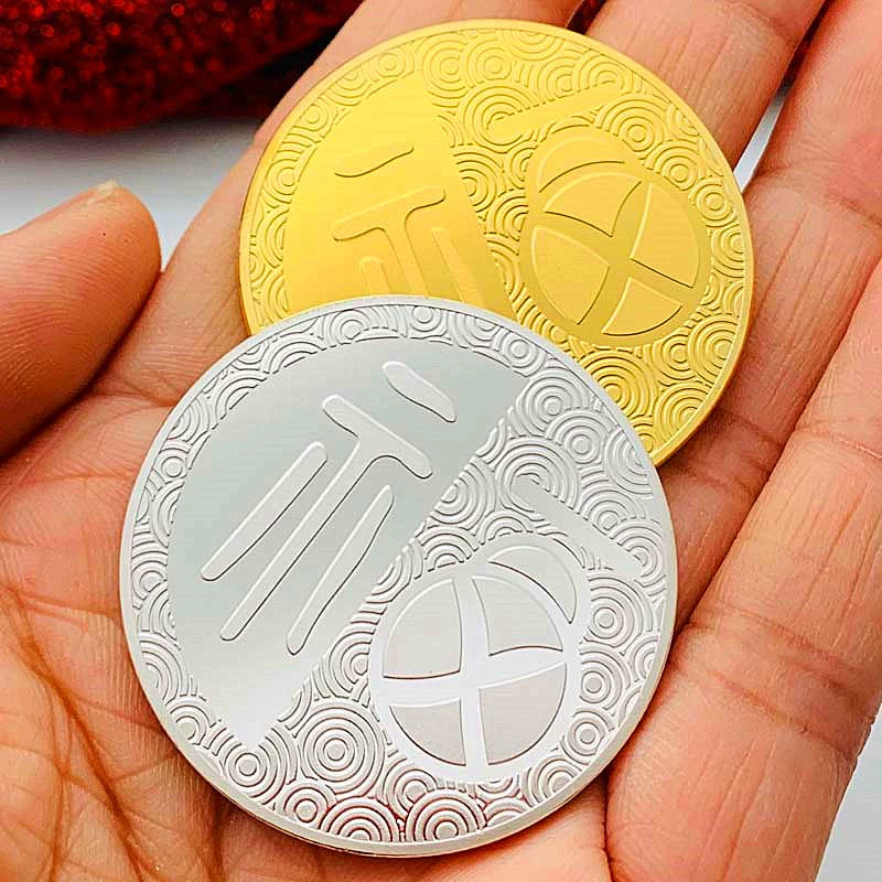 China Fu Coin 福币 Chinese Fengshui Blessing Good Luck Coins Good Fortune Happiness 1860-Chinese Style Finds™