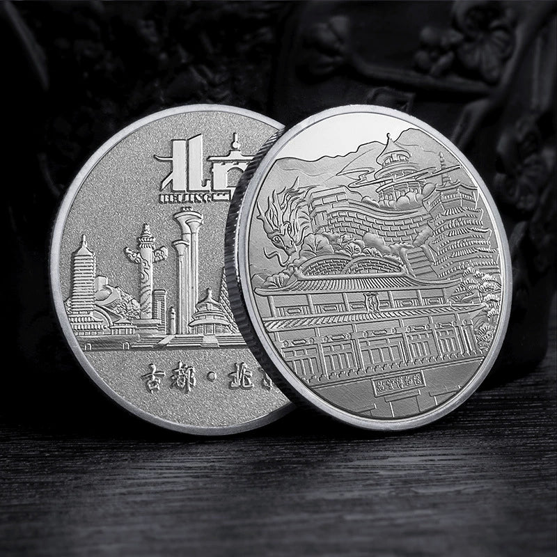 China Souvenirs Coin Trip Commemorative Coins Unique Travel Gift Ideas Ancient City Beijing 古都北京 2241-Chinese Style Finds™