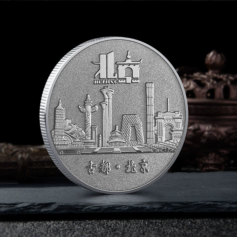 China Souvenirs Coin Trip Commemorative Coins Unique Travel Gift Ideas Ancient City Beijing 古都北京 2241-Chinese Style Finds™