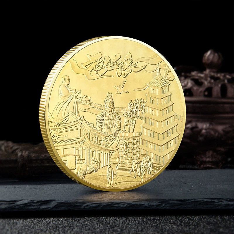 China Souvenirs Coin Trip Commemorative Coins Unique Travel Gift Ideas Daming Palace 西安大明宫 2130-Chinese Style Finds™