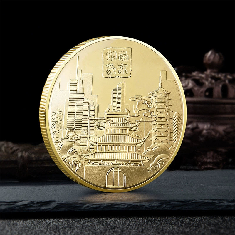 China Souvenirs Coin Trip Commemorative Coins Unique Travel Gift Ideas Dr. Sun Yat-sen's Mausoleum 南京中山陵 2169-Chinese Style Finds™