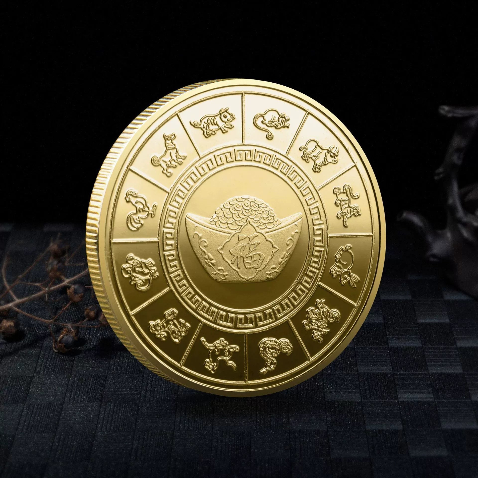 China Souvenirs Coin Trip Commemorative Coins Unique Travel Gift Ideas Dragon Age Long Teng Sheng Shi 龙腾盛世 2099-Chinese Style Finds™