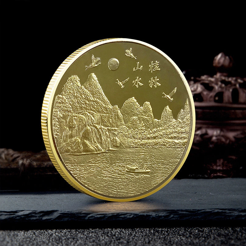 China Souvenirs Coin Trip Commemorative Coins Unique Travel Gift Ideas Elephant Trunk Hill 象山 2045-Chinese Style Finds™