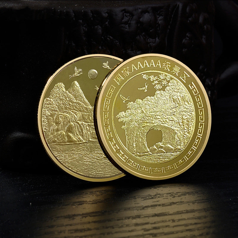 China Souvenirs Coin Trip Commemorative Coins Unique Travel Gift Ideas Elephant Trunk Hill 象山 2045-Chinese Style Finds™