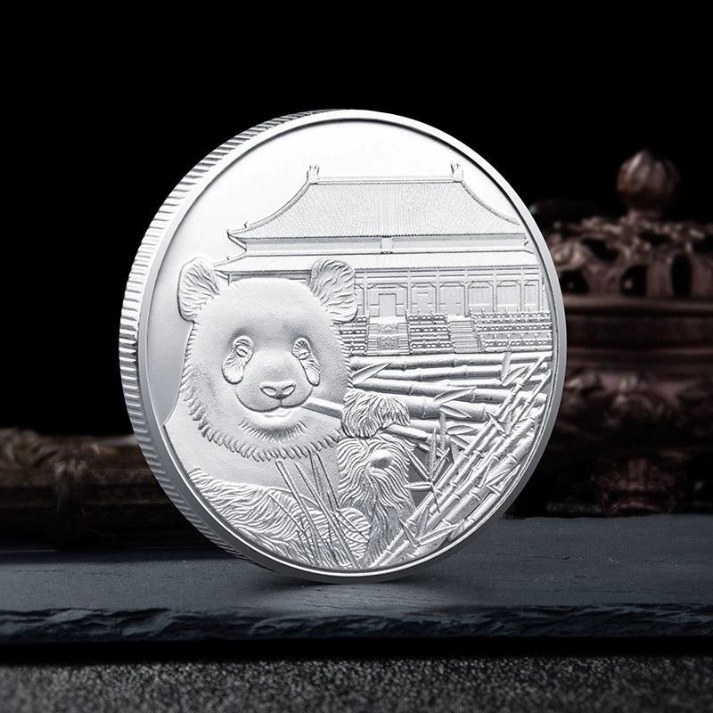 China Souvenirs Coin Trip Commemorative Coins Unique Travel Gift Ideas Giant panda Xiongmao 熊猫 2404-Chinese Style Finds™