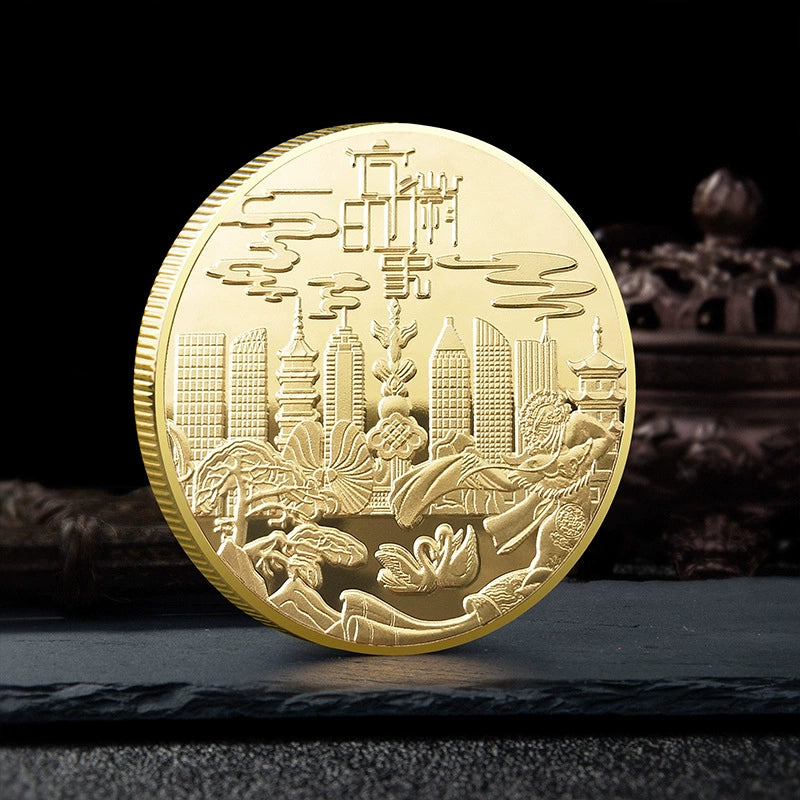 China Souvenirs Coin Trip Commemorative Coins Unique Travel Gift Ideas Hongcun Village 安徽宏村 2147-Chinese Style Finds™