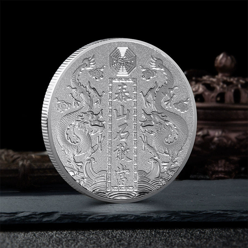 China Souvenirs Coin Trip Commemorative Coins Unique Travel Gift Ideas Mount Tai 泰山 1933-Chinese Style Finds™