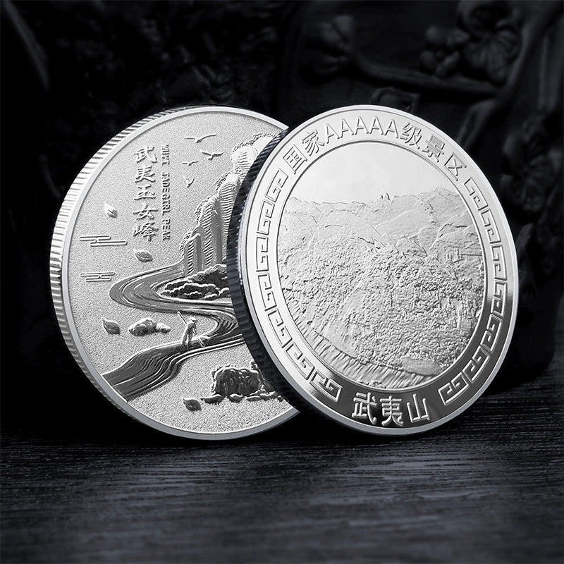 China Souvenirs Coin Trip Commemorative Coins Unique Travel Gift Ideas Mount Wuyi 福建武夷山 1965-Chinese Style Finds™