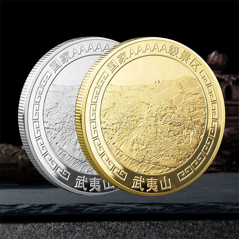 China Souvenirs Coin Trip Commemorative Coins Unique Travel Gift Ideas Mount Wuyi 福建武夷山 1965-Chinese Style Finds™