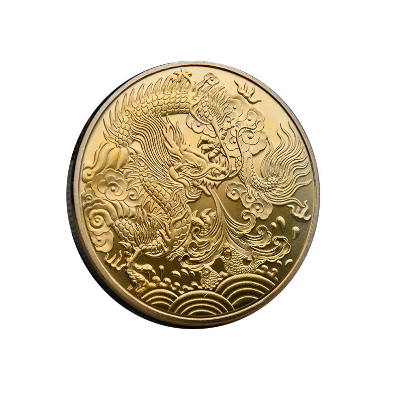 China Zodiac Coin Dragon Coins Unique fengshui Gift Ideas Chinese 12 zodiac 2406-Chinese Style Finds™