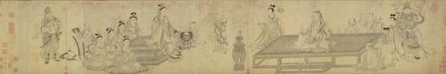 Chinese Antique Art Painting 北宋 李公麟(传)维摩演教图 Song Li Gong Lin Wei Mo Yan Jiao Tu China Ancient Wall Picture Ideas 1502-Chinese Style Finds™