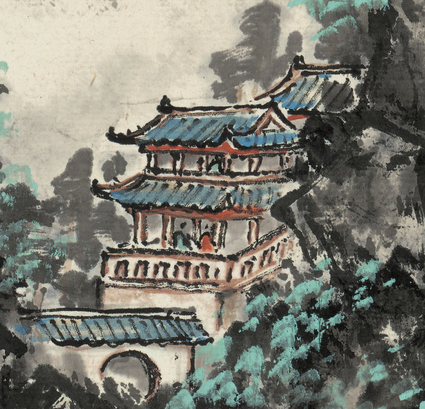 Chinese Antique Art Painting 蔡景星 借问西湖图 Cai Jingxing West Lake China Ancient Wall Picture Ideas 4129-Chinese Style Finds™