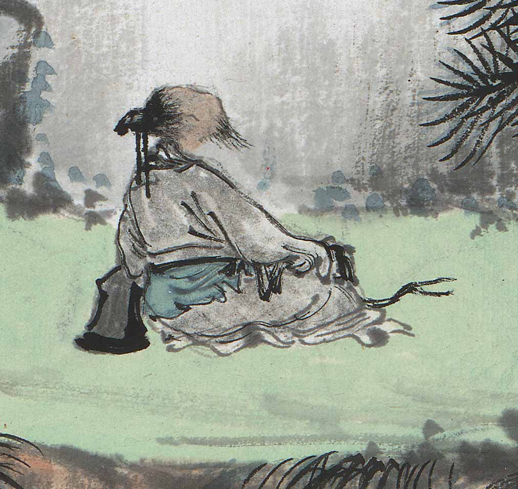 Chinese Antique Art Painting 冯超然 观瀑图 Feng Chaoran Waterfall China Ancient Wall Picture Ideas 4107-Chinese Style Finds™