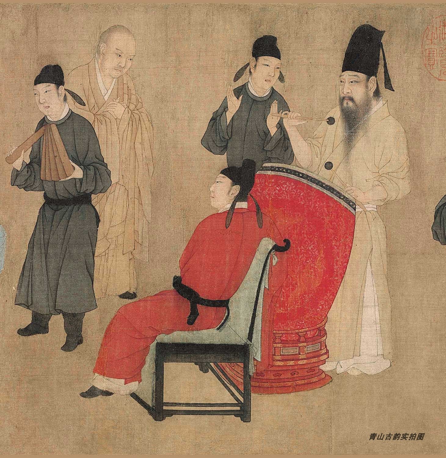 Chinese Antique Art Painting 顾闳中 韩熙载夜宴图 Gu Hongzhong Hai Xi Zai Ye Yan Tu China Ancient Wall Picture Ideas 3881-Chinese Style Finds™