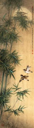 Chinese Antique Art Painting 李晓明 梅兰竹菊 Li Xiaoming Plum Orchid Bamboo Chrysanthemum China Ancient Wall Picture Ideas 4029-Chinese Style Finds™