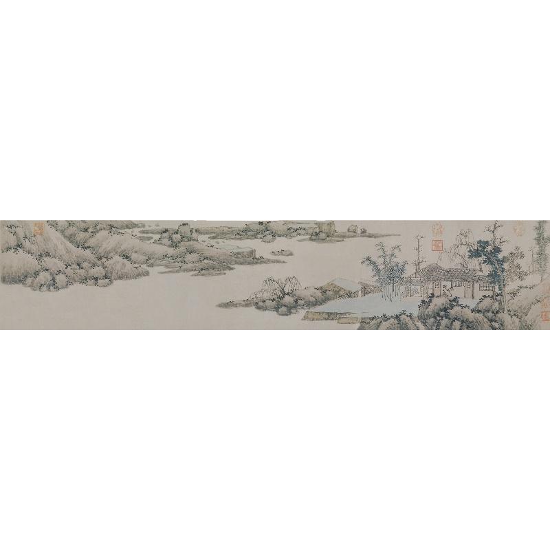 Chinese Antique Art Painting 明 沈周 青园图卷 Ming Shen Zhou Qing Yuan Tu Juan China Ancient Wall Picture Ideas 2108-Chinese Style Finds™