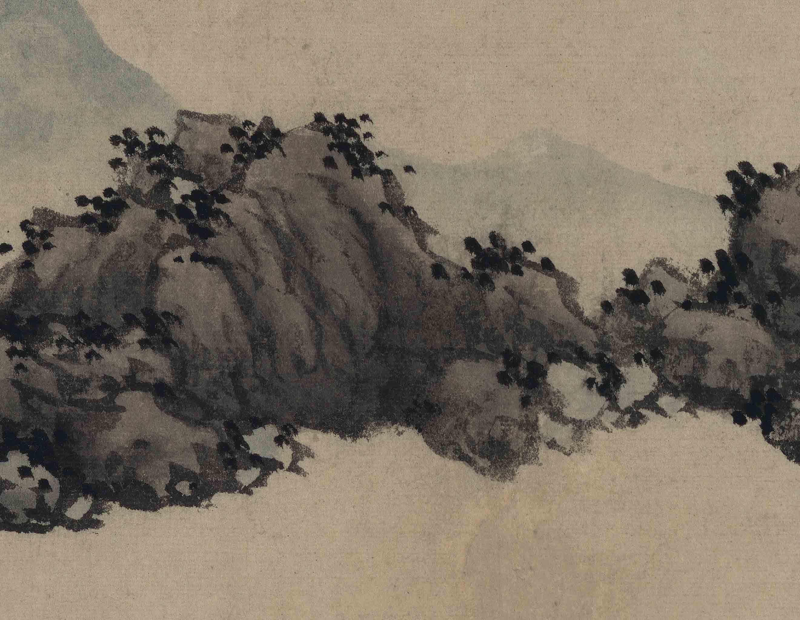 Chinese Antique Art Painting 明 沈周 思萱图 Ming Shen Zhou Si Xuan Tu China Ancient Wall Picture Ideas 2076-Chinese Style Finds™