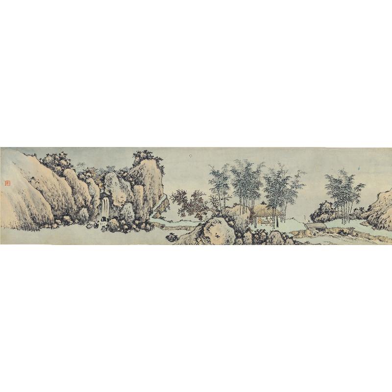 Chinese Antique Art Painting 明 沈周 中秋赏月图 Ming Shen Zhou Zhong Qiu Shang Yue Tu China Ancient Wall Picture Ideas 2230-Chinese Style Finds™