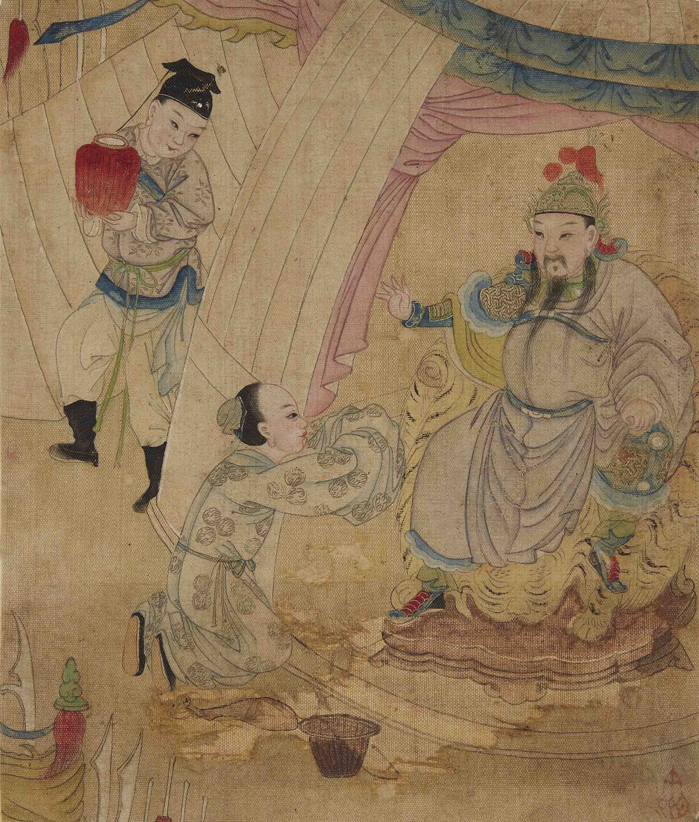 Chinese Antique Art Painting 明 仇英 二十四孝图 Ming Qiu Ying Er Shi Si Xiao China Ancient Wall Picture Ideas 1978-Chinese Style Finds™