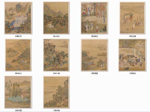 Chinese Antique Art Painting 明 仇英 人物故事册 Ming Qiu Ying Ren Wu Gu Shi Ce China Ancient Wall Picture Ideas 2138-Chinese Style Finds™