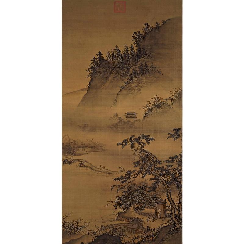 Chinese Antique Art Painting 明 戴进 春游晚归图 Ming Dai Jin Chun You Wan Gui China Ancient Wall Picture Ideas 1936-Chinese Style Finds™