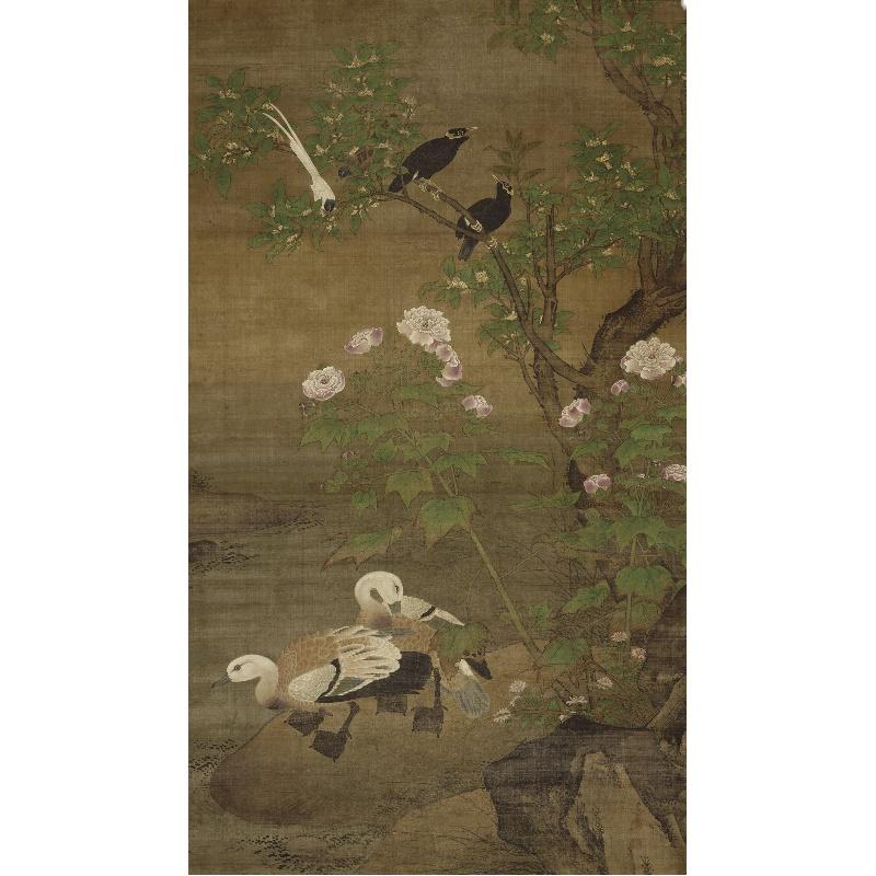 Chinese Antique Art Painting 明 吕纪 四季花鸟图 Ming Lu Ji Four Seasons Birds Flowers China Ancient Wall Picture Ideas 2042-Chinese Style Finds™