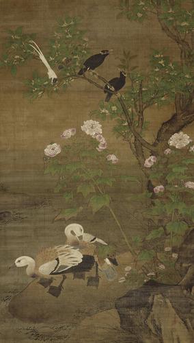 Chinese Antique Art Painting 明 吕纪 四季花鸟图 Ming Lu Ji Four Seasons Birds Flowers China Ancient Wall Picture Ideas 2042-Chinese Style Finds™