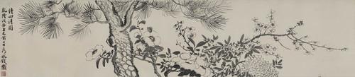 Chinese Antique Art Painting 明 钱彀 梅花水仙图 Ming Qian Yu Plum China Ancient Wall Picture Ideas 4507-Chinese Style Finds™