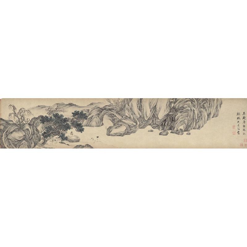 Chinese Antique Art Painting 明 唐寅 款鹤图 Ming Tang Yin Bohu Kuan He Tu China Ancient Wall Picture Ideas 2168-Chinese Style Finds™