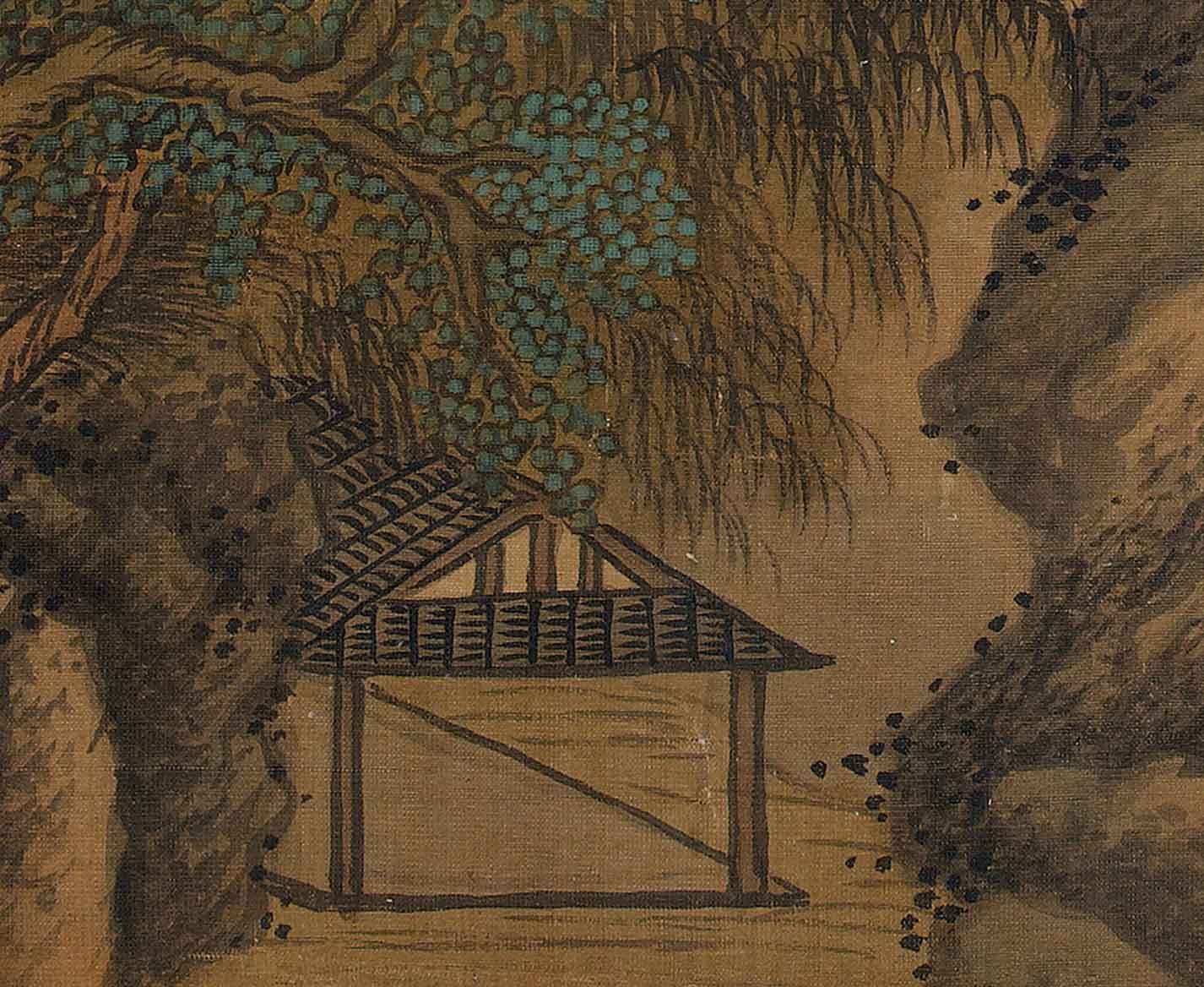 Chinese Antique Art Painting 明 王鉴 岭上白云图 Ming Wang Jian Ling Shang Bai Yun Tu China Ancient Wall Picture Ideas 2016-Chinese Style Finds™