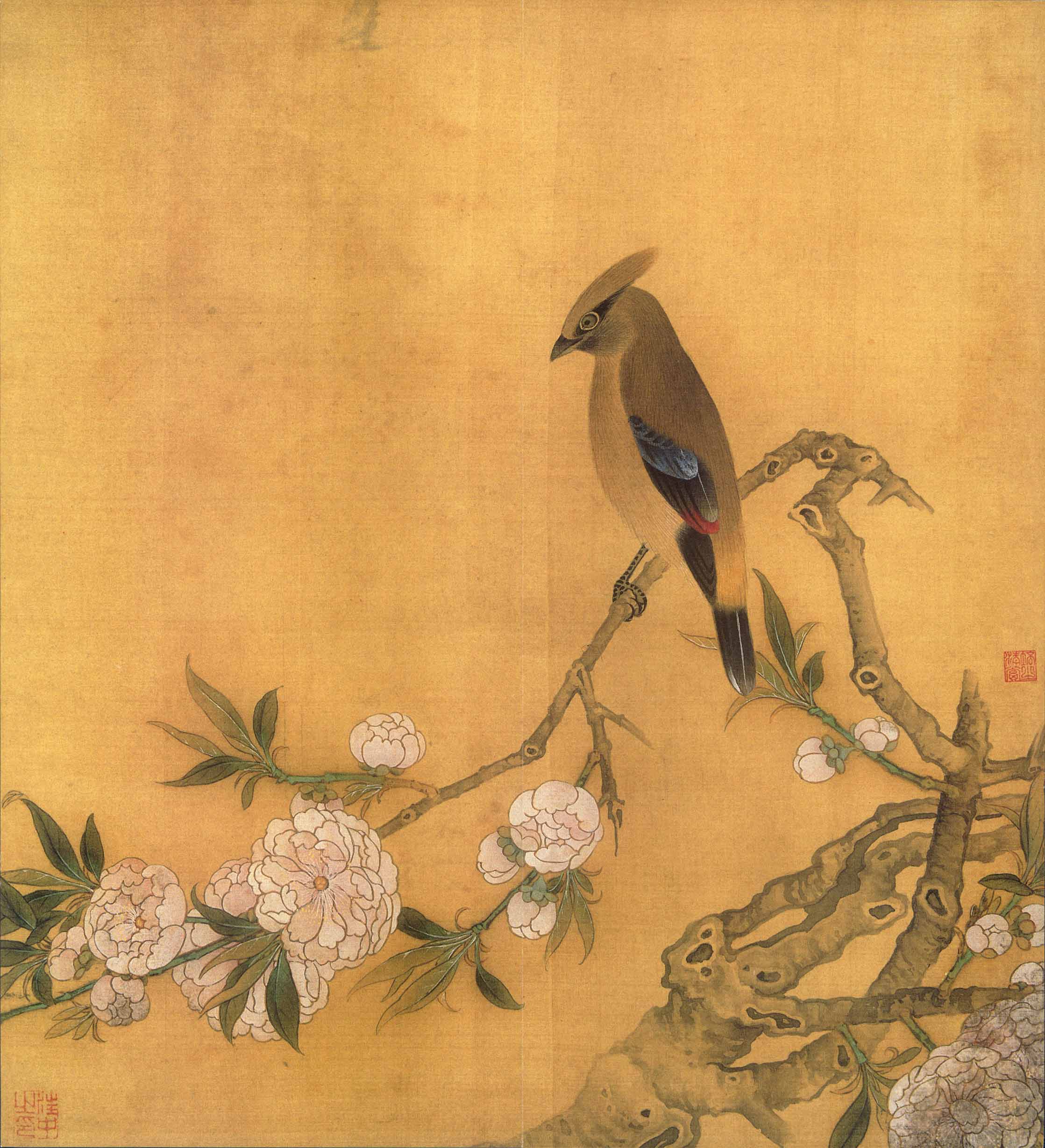 Chinese Antique Art Painting 明 汪中 得趣在人册十二开 Ming Wang Zhong Bird Flower China Ancient Wall Picture Ideas 4395-Chinese Style Finds™