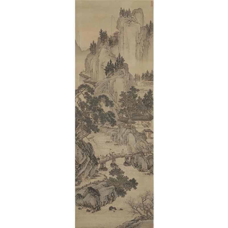 Chinese Antique Art Painting 明 周臣 春山游骑图 Ming Zhou Chen Chun Shan You Qi China Ancient Wall Picture Ideas 1942-Chinese Style Finds™