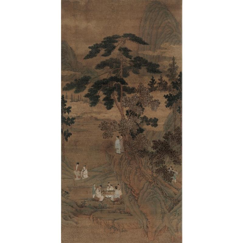 Chinese Antique Art Painting 明 周臣 香山九老图 Ming Zhou Chen Xiang Shan Jiu Lao China Ancient Wall Picture Ideas 1846-Chinese Style Finds™