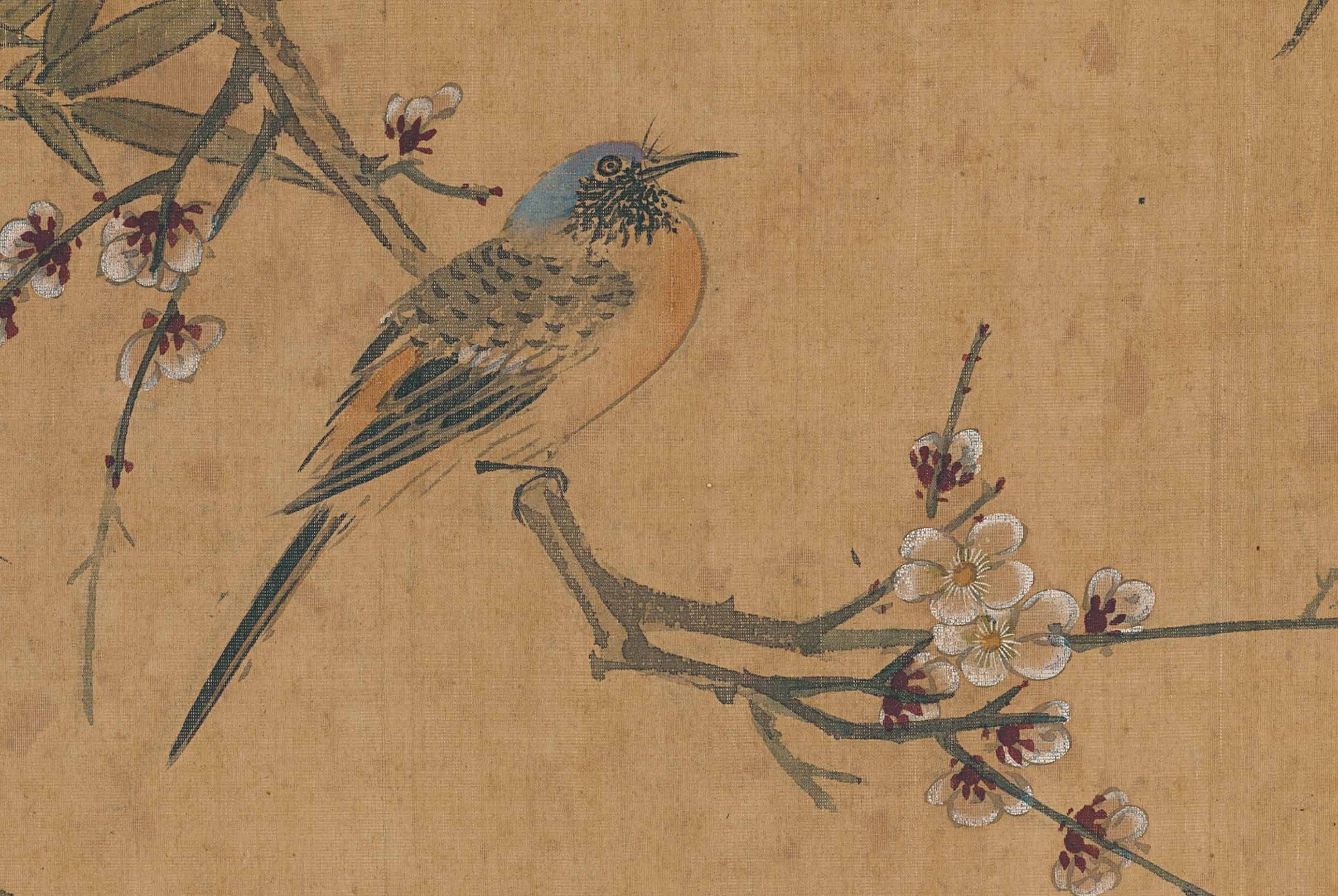 Chinese Antique Art Painting 明 周之冕 四时花鸟图 Ming Zhou Zhimian 4 Seasons Flower Bird China Ancient Wall Picture Ideas 3987-Chinese Style Finds™