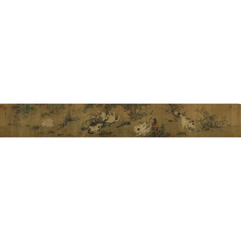 Chinese Antique Art Painting 明 朱瞻基 五狸奴图 Ming Zhu Zhanji Wu Li Nu Tu China Ancient Wall Picture Ideas 2074-Chinese Style Finds™