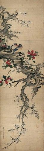 Chinese Antique Art Painting 清 陈枚 四季花鸟图八条屏 Qing Chen Mei 4 Seasons Birds Flowers China Ancient Wall Picture Ideas 4455-Chinese Style Finds™