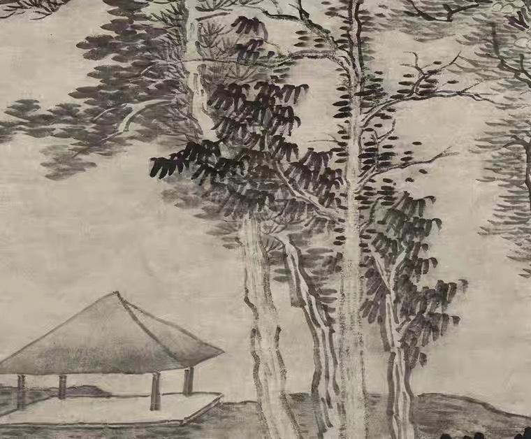 Chinese Antique Art Painting 清 龚贤 水墨山水 Qing Gong Xian Shui Mo Shan Shui Landscape China Ancient Wall Picture Ideas 2801-Chinese Style Finds™