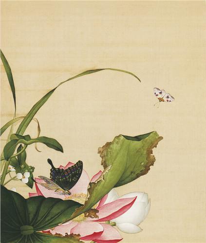 Chinese Antique Art Painting 清 郎世宁 花鸟 Qing Lang Shining Birds And Flowers China Ancient Wall Picture Ideas 2885-Chinese Style Finds™