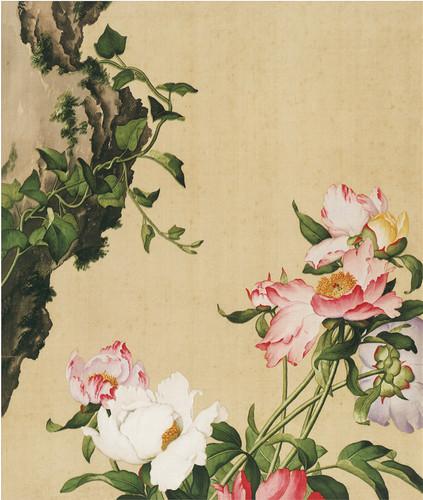 Chinese Antique Art Painting 清 郎世宁 花鸟 Qing Lang Shining Birds And Flowers China Ancient Wall Picture Ideas 2885-Chinese Style Finds™