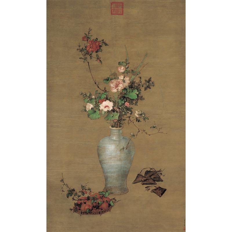 Chinese Antique Art Painting 清 郎世宁 午瑞图 Qing Lang Shining Wu Rui Tu China Ancient Wall Picture Ideas 2417-Chinese Style Finds™