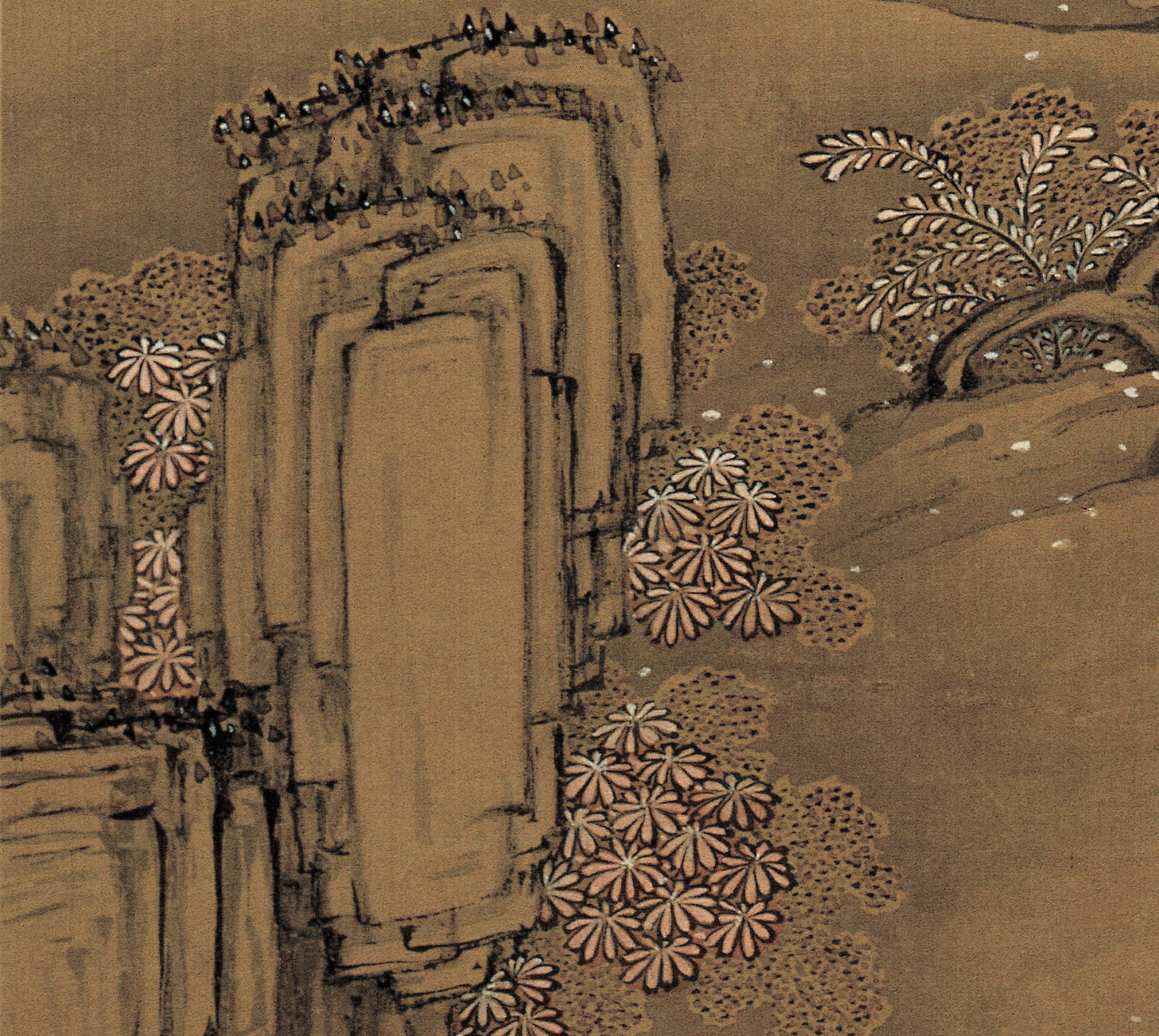 Chinese Antique Art Painting 清 冷枚 雪艳图 Qing Leng Mei Xue Yan Tu China Ancient Wall Picture Ideas 2701-Chinese Style Finds™