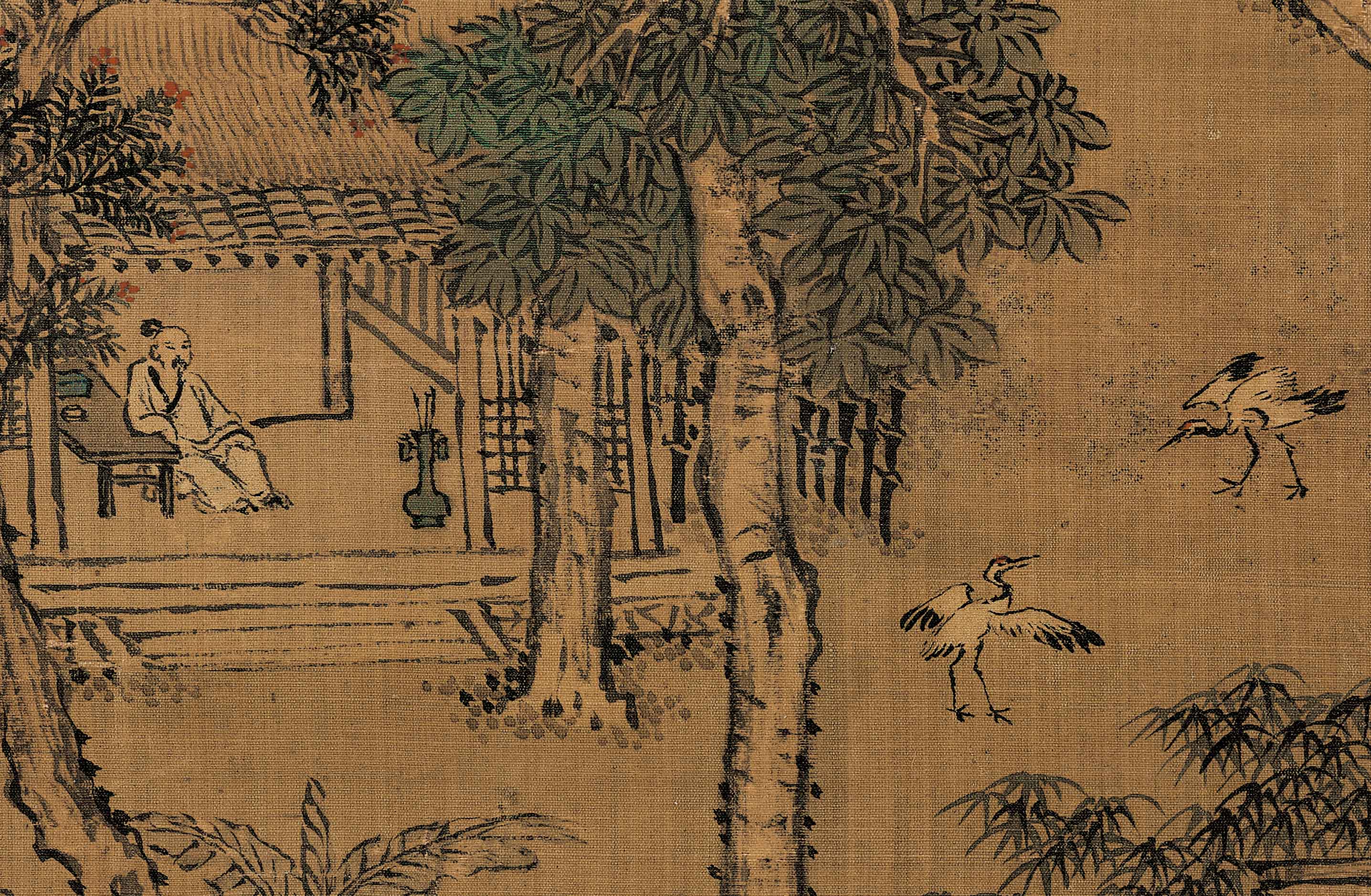 Chinese Antique Art Painting 清 王翚 仿黄鹤山樵山水 Qing Wang Hui Fang Huang He Shan Qiao Shan Shui China Ancient Wall Picture Ideas 2531-Chinese Style Finds™