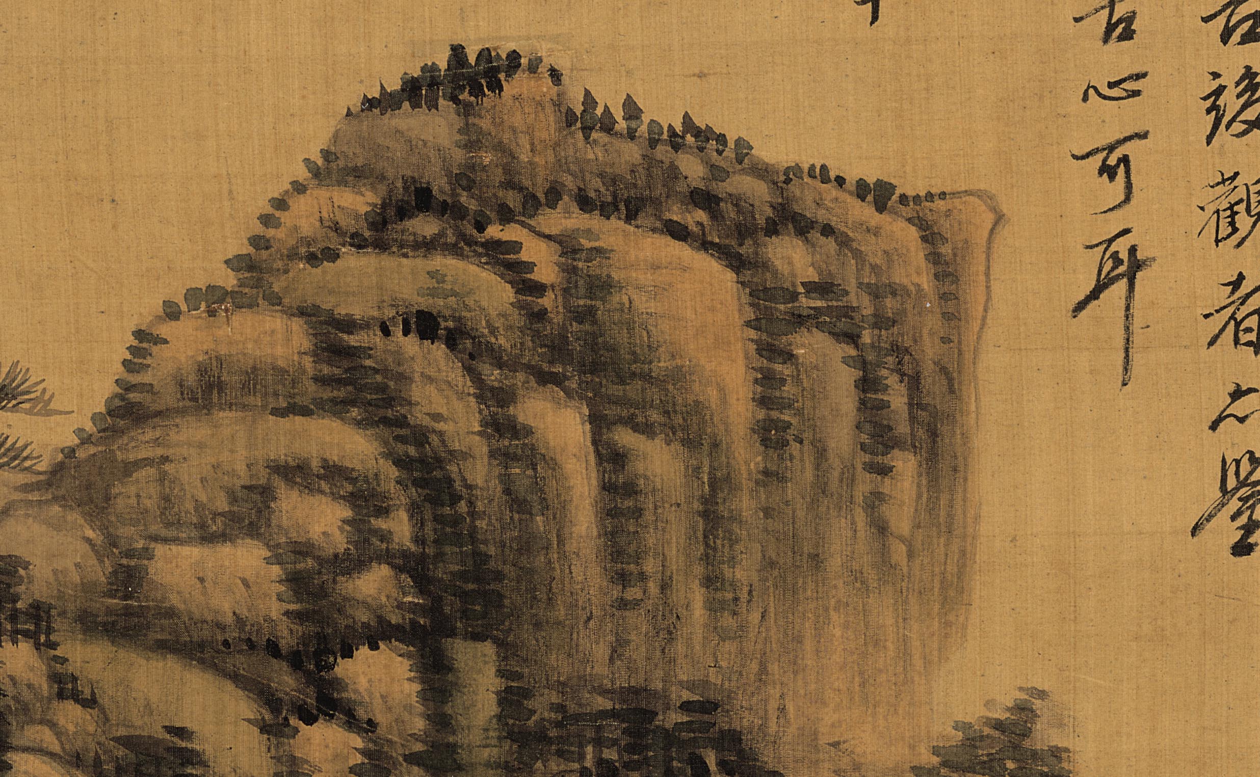 Chinese Antique Art Painting 清 王原祁 高岭平川图 Qing Wang Yuanqi Gao Ling Ping Chuan China Ancient Wall Picture Ideas 2839-Chinese Style Finds™