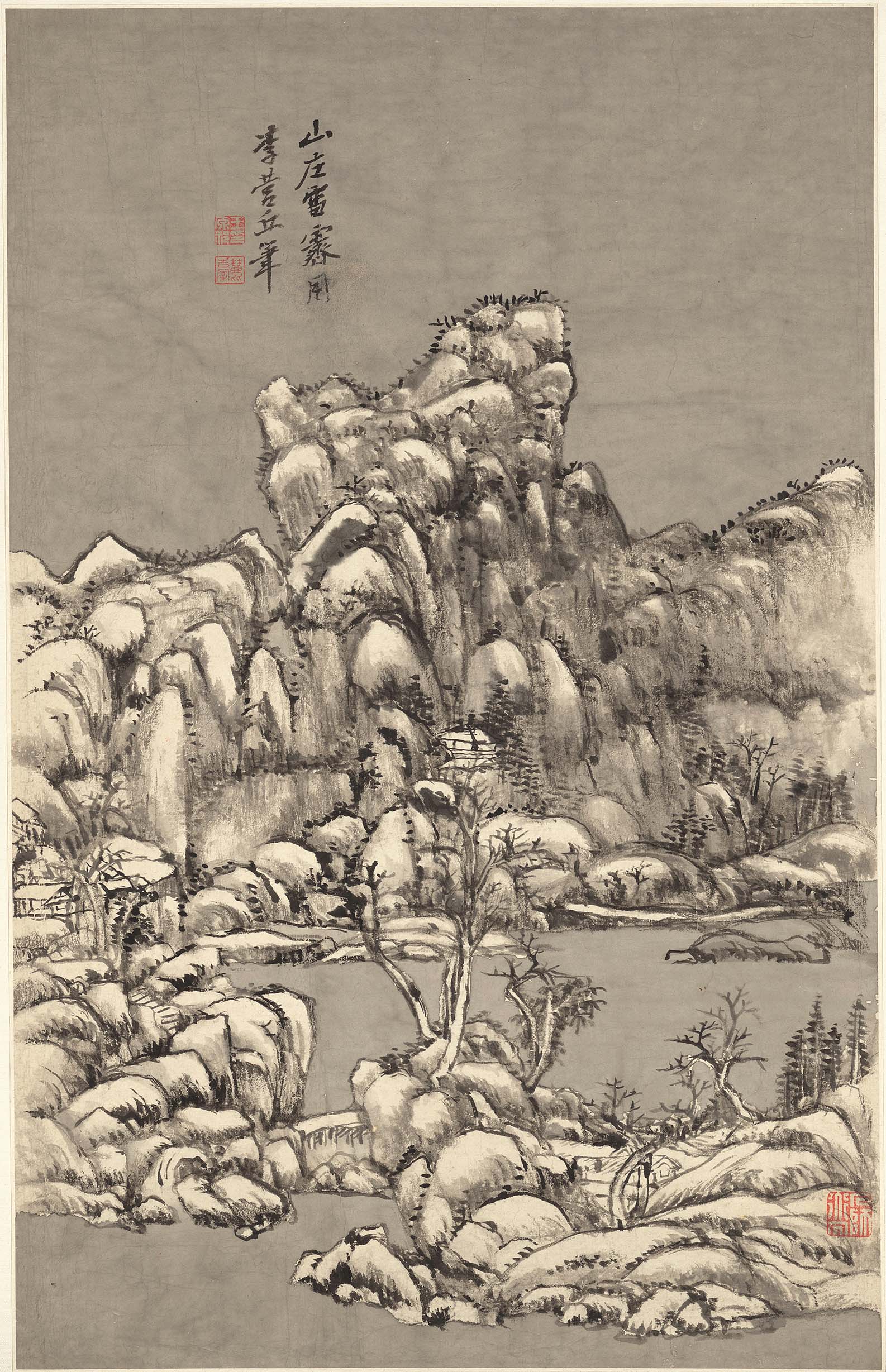 Chinese Antique Art Painting 清 王原祁 山水十二开 Qing Wang Yuanqi Shan Shui Landscape China Ancient Wall Picture Ideas 2851-Chinese Style Finds™